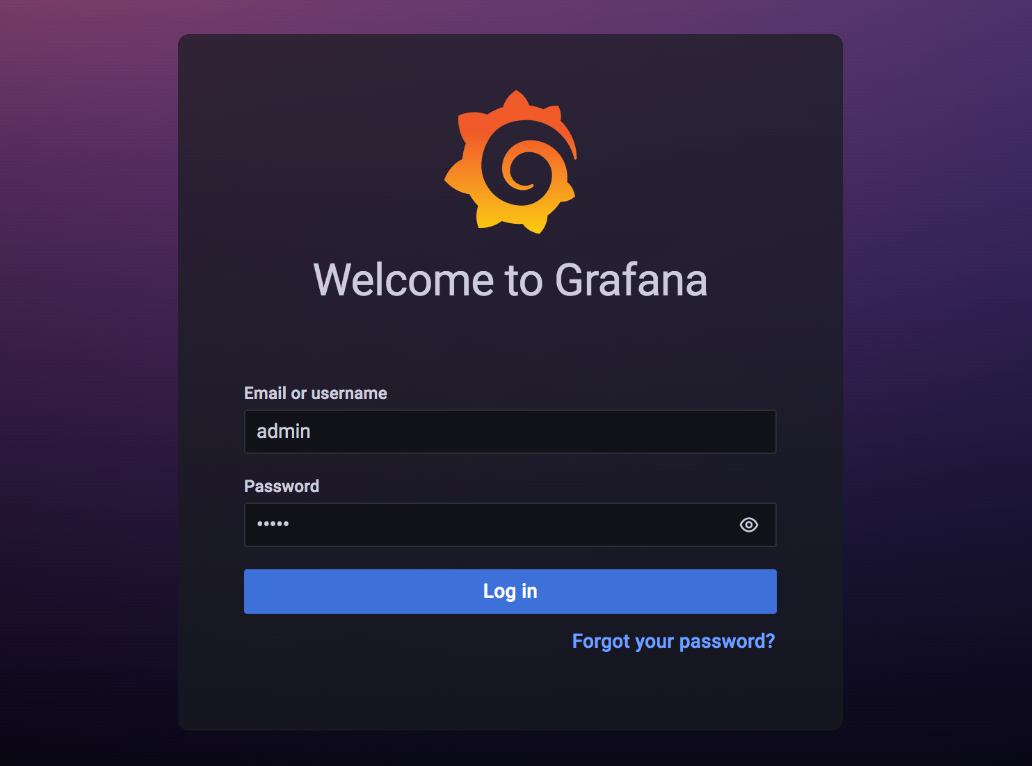 grafana-login